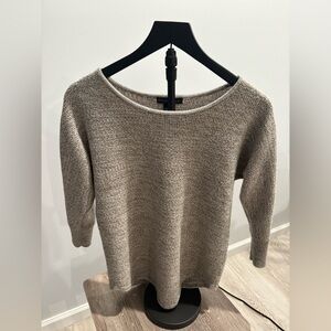 Design History Taupe Crew Neck Sweater